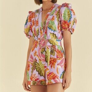 Farm Rio colorful romper small